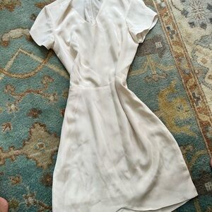 Theory Cream Mini Dress